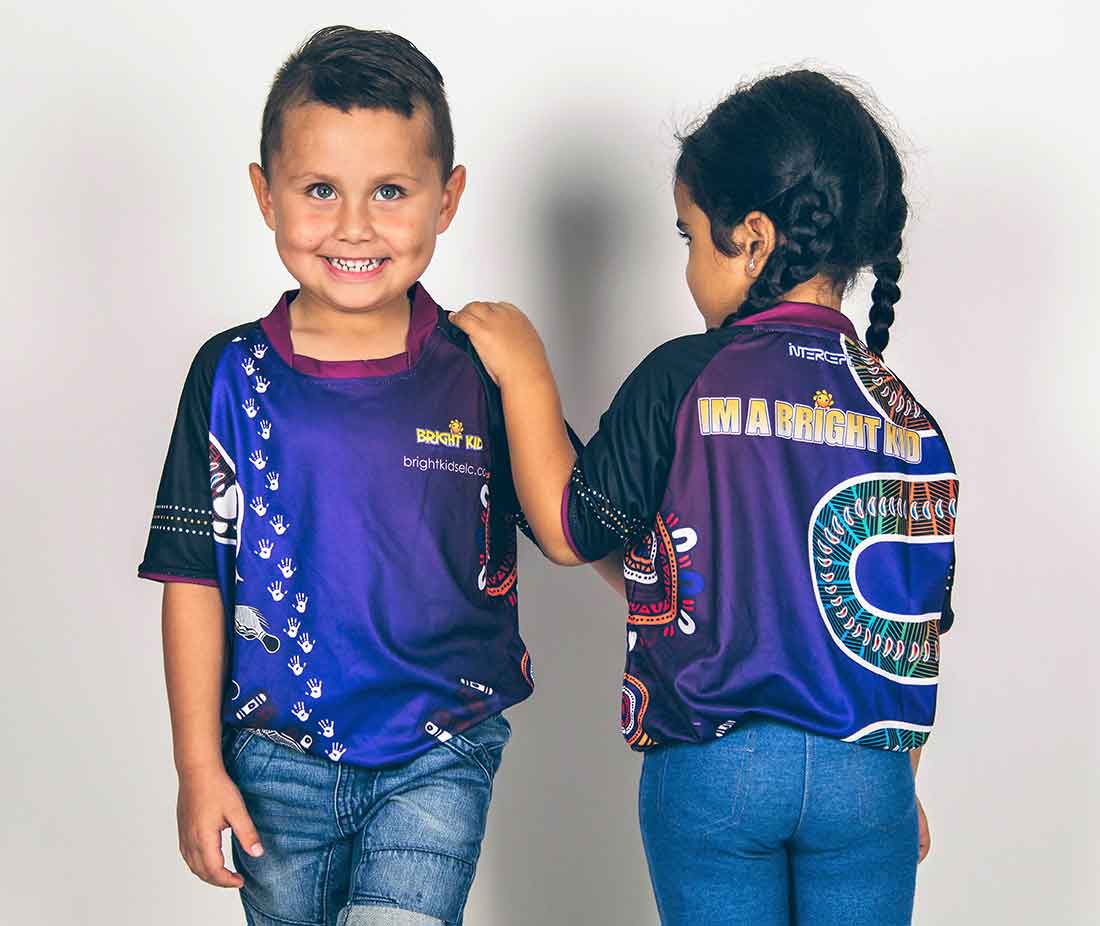 Aboriginal Inspired Bright Kids T-Shirt